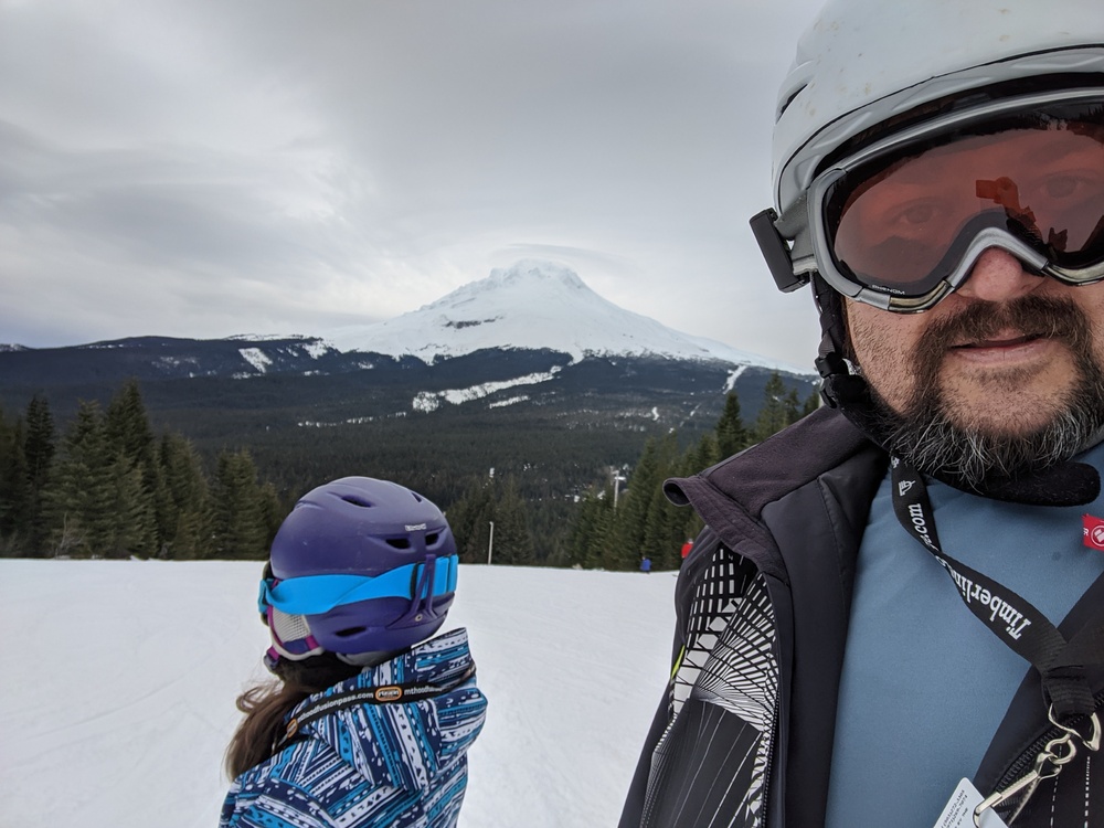 Skiing with kiddo